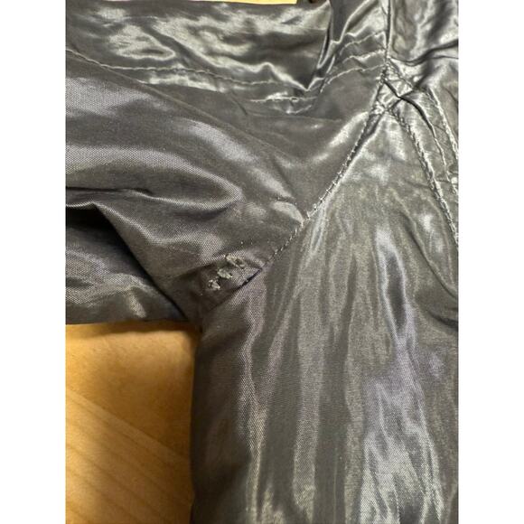 "CACHE" Silver Metallic Dress Coat VTG SZ M Belted 80's Girl's Night Out Club - Picture 15 of 16